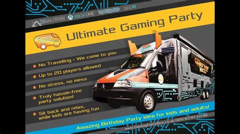 Gaming Party Bus Promo | Ultimate Gaming Party | Coolest Party Idea ...