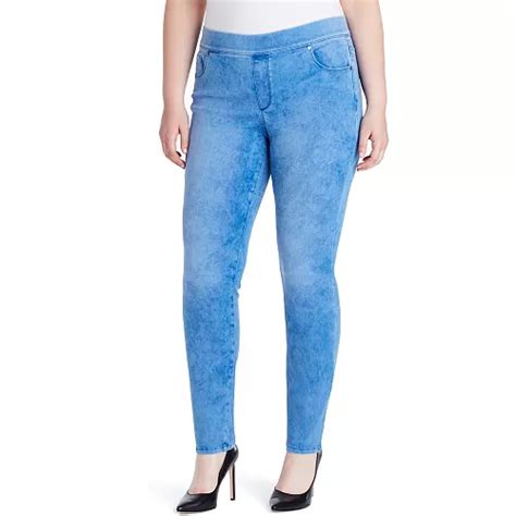 Plus Size Gloria Vanderbilt Avery High-Rise Pull-On Jeans