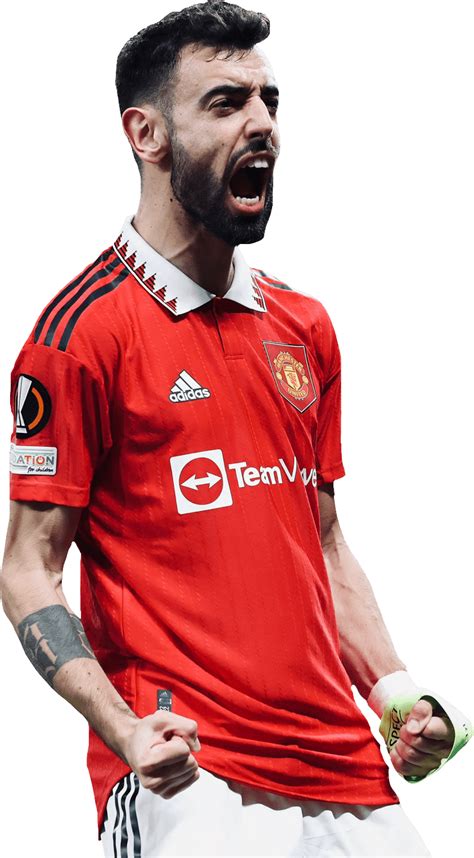 Bruno Fernandes Manchester United football render - FootyRenders