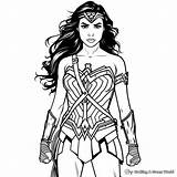 Wonder Woman Coloring Pages  Free & Printable sketch template