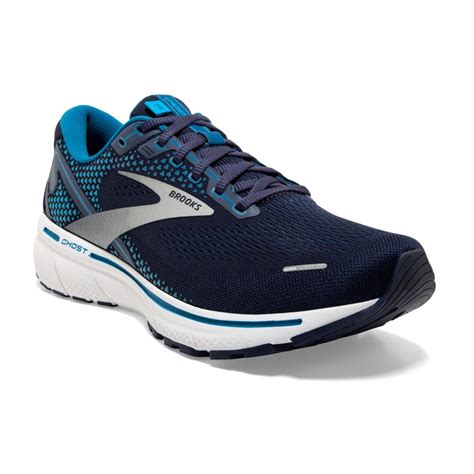 Brooks Ghost 14 Mens Neutral Road Running Shoes Blue 438 | RunLogic ...