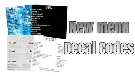 Bloxburg Menu Decal Id 2020 Roblox Bloxburg New Updated Menu Decal | Hot Sex Picture