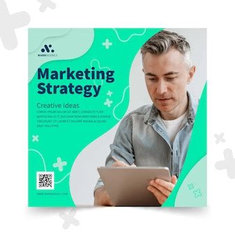 Free Vector | Marketing business vertical flyer template