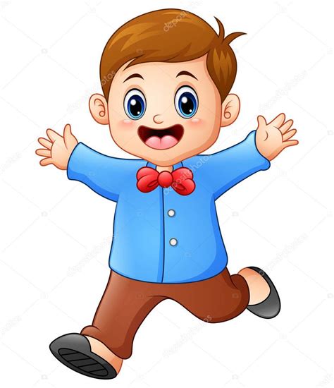 Happy boy cartoon — Stock Vector © dualoro #156945930