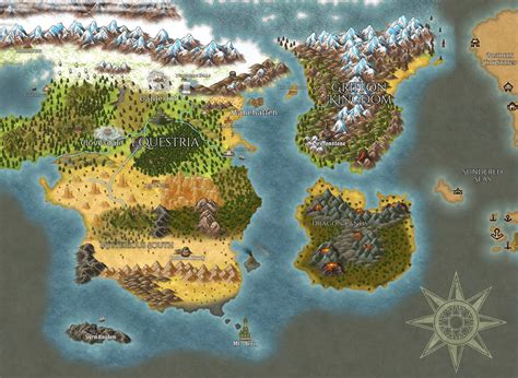 Equestria World Map by Harby94 on DeviantArt