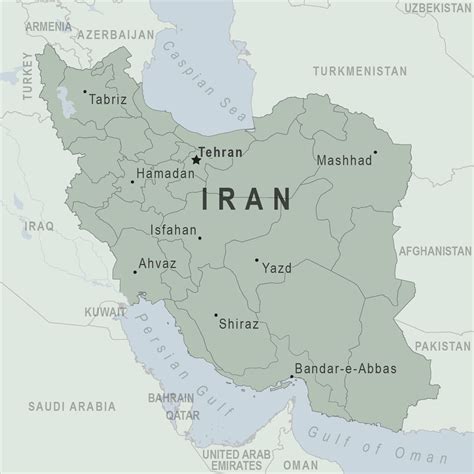 Tehran Iran Map