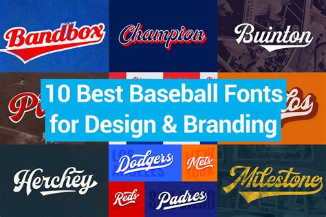 10 Best Baseball Fonts for Design & Branding