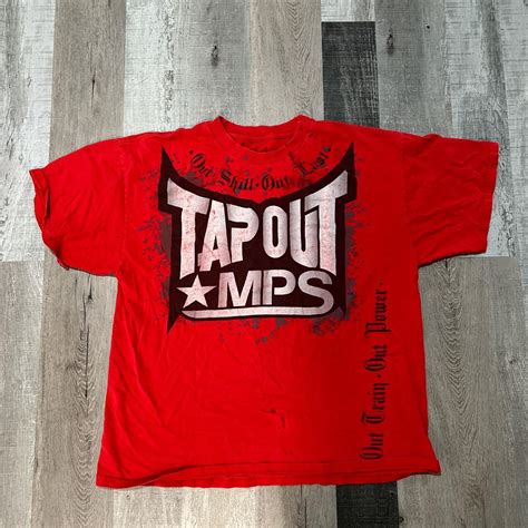 Tapout shirt has stain on the front size xl #tapout - Depop