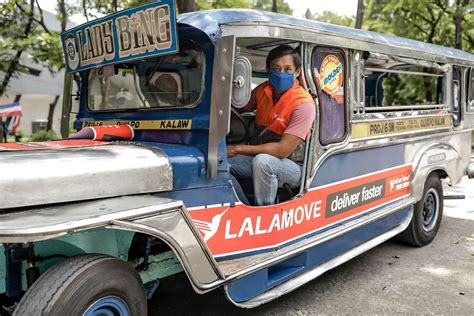 Iconic Philippine jeepney stays on the road for Lalamove delivery ...