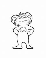 Dr Seuss Coloring Pages The Lorax sketch template