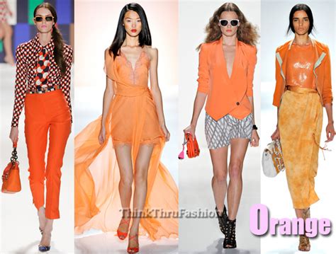 Spring 2012 New York Fashion Week Trends: Orange