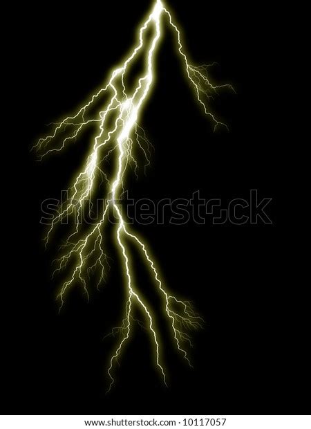 Yellow Lightning Bolt Stock Illustration 10117057