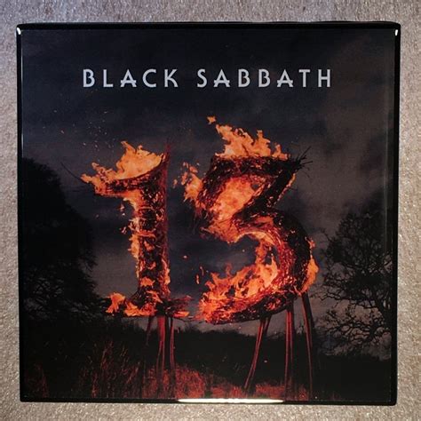 BLACK SABBATH 13 Coaster Record Cover Ceramic Tile | Black sabbath ...