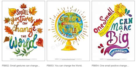 Be the Change A3 Poster Collection