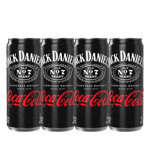 Jack & Coke (4 cans x 320ml) — The Liquor Shop Singapore