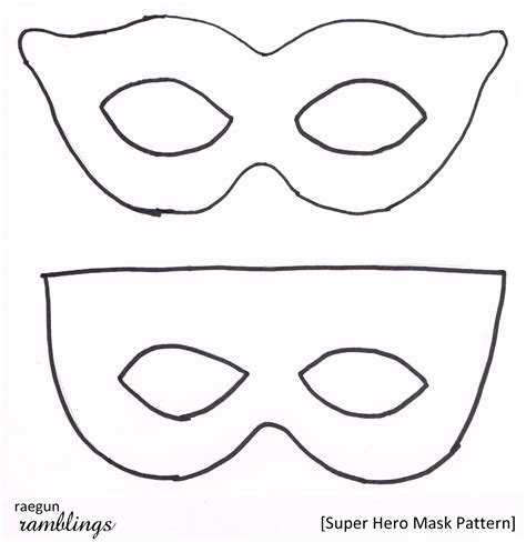 Superhero Printable Masks