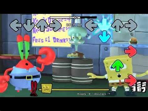 FNF: SpongeBob VS Mr. Krabs / VS the secret recipe [Song: Cannibalism] Mistful Crimson Morning ...