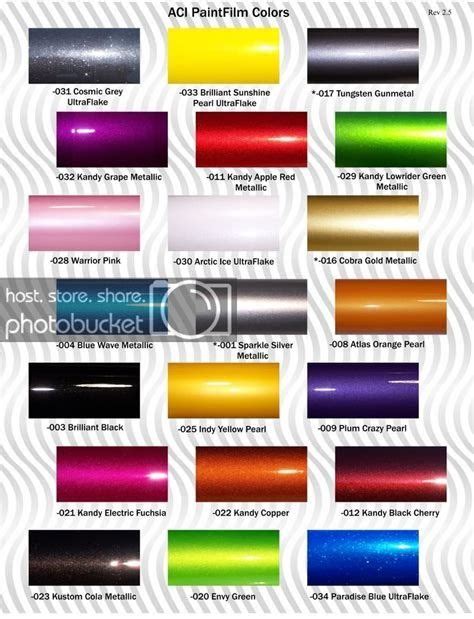 Car Paint Color Chart Maaco - Paint Color Ideas