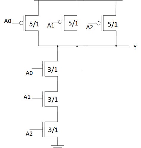 Circuit Diagram Of 3 Input Cmos Nor Gate - Wiring Diagram and Schematics