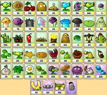 Plants vs zombies 1 characters - mserlguy