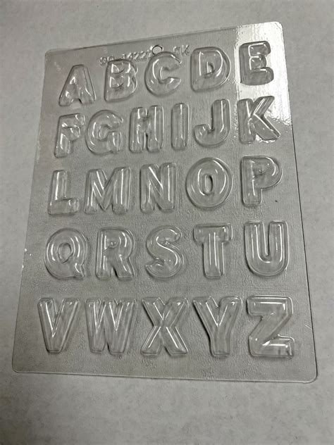 CANDY MOLD, Alphabet Letters – Nancy's Fancy's