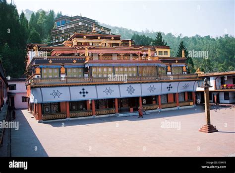 Rumtek dharma chakra monastery, sikkim, india, asia Stock Photo - Alamy