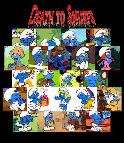 Death to Smurfs by smurfmeat on DeviantArt