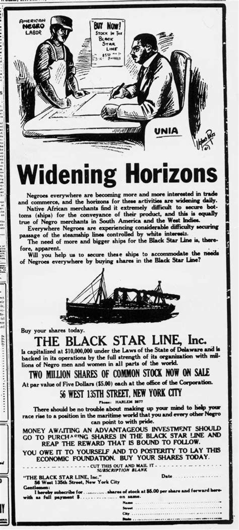 Marcus Garvey Black Star Line