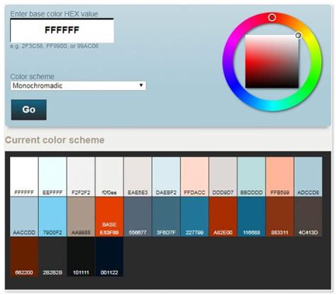 14+ Best Online Color Scheme Generator Tools 2019 | Templatefor