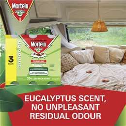 Mortein Naturgard Eucalyptus Crawling Insect Control Bomb 3 Pack ...