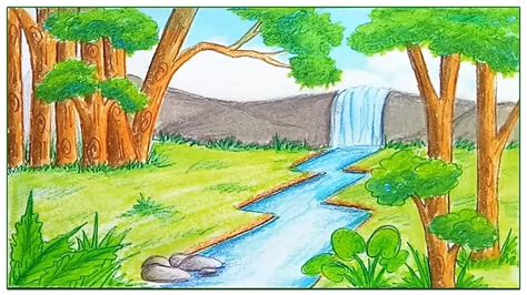 Jungle Scene Drawing at GetDrawings | Free download
