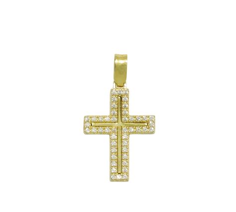 Gold Cross CGWO101 – Samourakis Jewelry