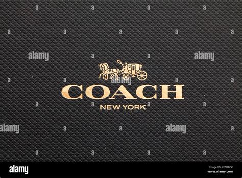 Coach logo on box Stock Photo - Alamy