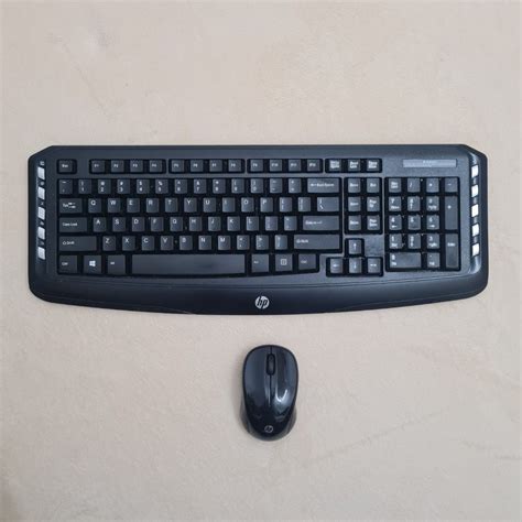 HP Wireless Keyboard & Mouse, Computers & Tech, Parts & Accessories, Computer Keyboard on Carousell