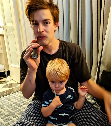 This is a picture of MatPat vaping with his son. This goes to show that g*mers should NEVER be ...