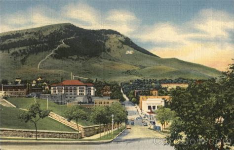 View of Mount Helena Montana Postcard