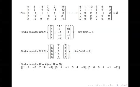 Linear Algebra - Rank of a Matrix - YouTube