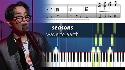 wave to earth - seasons - Accurate Piano Tutorial with Sheet Music ...