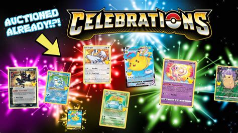 Pokemon Auctions Of The Week! Celebrations Cards Auctioned Already? - YouTube