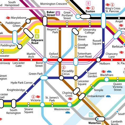 Alternative 2015 Tube Map Design on Behance