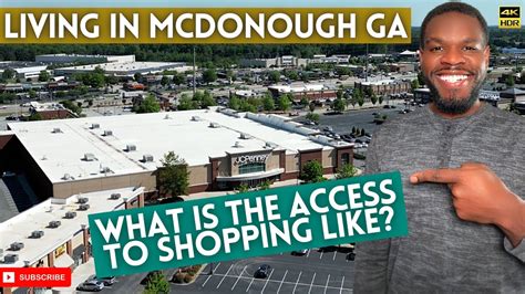 LIVING IN MCDONOUGH GA - WHAT IS THE SHOPPING ACCESS LIKE? - 4K DRONE RETAIL TOUR - MCDONOUGH ...