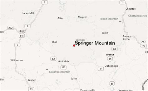 Springer Mountain Mountain Information