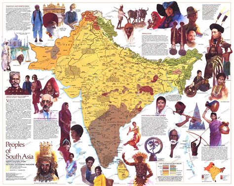 The Peoples of India, different ethnicities living on the indian ...