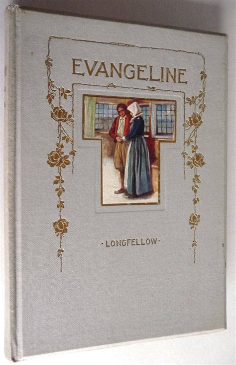 Evangeline by Henry Wadsworth Longfellow 1856 Poetry Poem Verse Antique Vintage HC Hardcover w ...