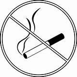 No Smoking Sign Coloring Page Coloring Pages sketch template