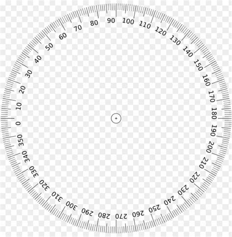 small - 360 degree protractor PNG image with transparent background ...