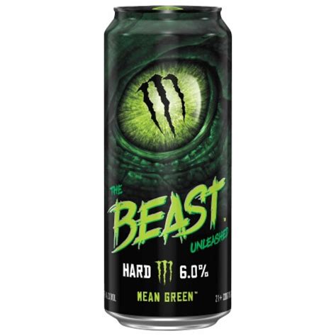 Monster The Beast™ Unleashed Mean Green™ Flavored Hard Beverage Single ...