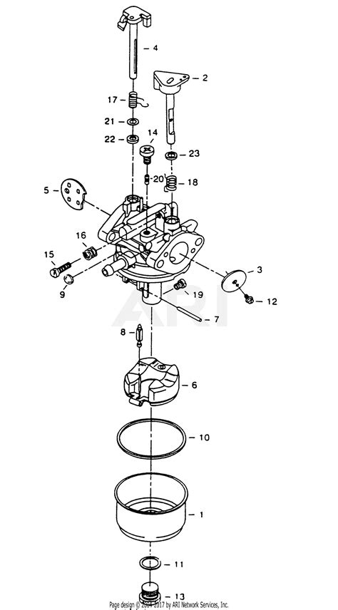 Walbro Carburetor LMJ-5-1 Parts Diagram for LMJ-5-1 PARTS LIST