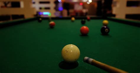 pool table and colorful balls 11354142 Stock Video at Vecteezy