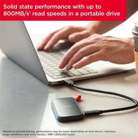 Sandisk Portable SSD 1TB- up to 800MB/s Read Speed (E30) – Pragyaz